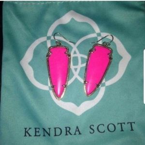 Kendra Scott Neon pink Sky earrings